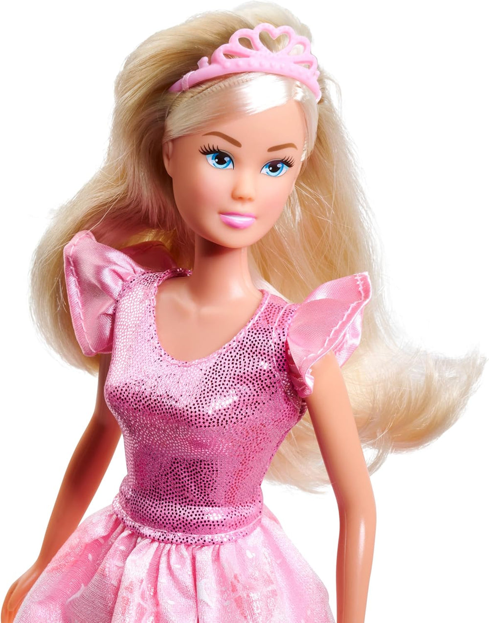 Simba Steffi Love Prințesa Diamant, păpușă de joacă ca prințesă cu cufăr magic cu comori, sceptru și diamante, 29 cm, de la 3 ani