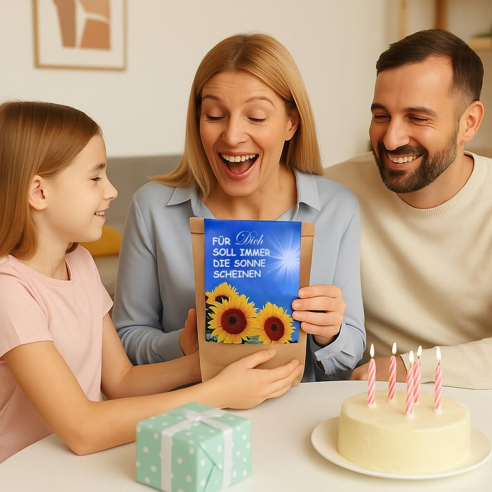 Gift for Women - May the Sun Always Shine for You - Sunflower Growing Kit, Gift Idea Surprise Bag, Planting Kit