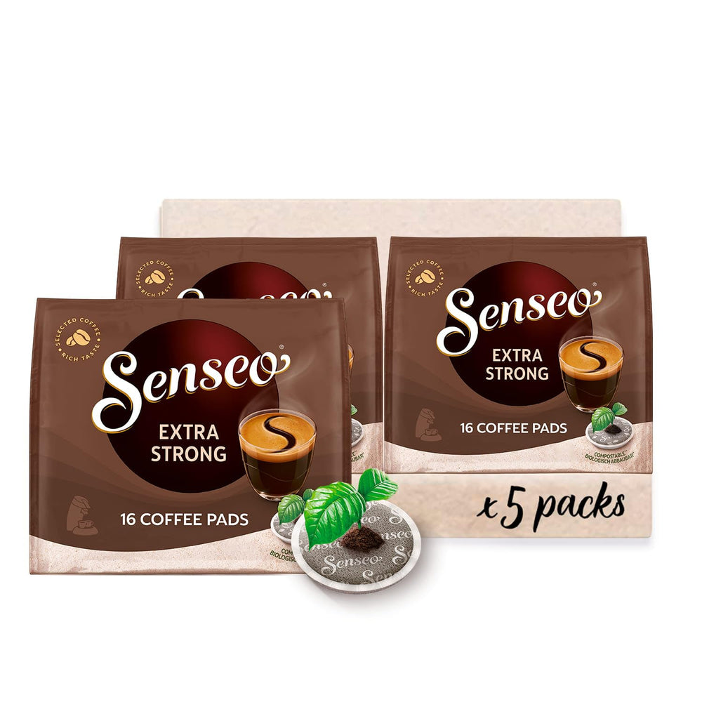 Senseo Pads Extra Strong, 5 x 16 Getränke, 80 Kaffeepads