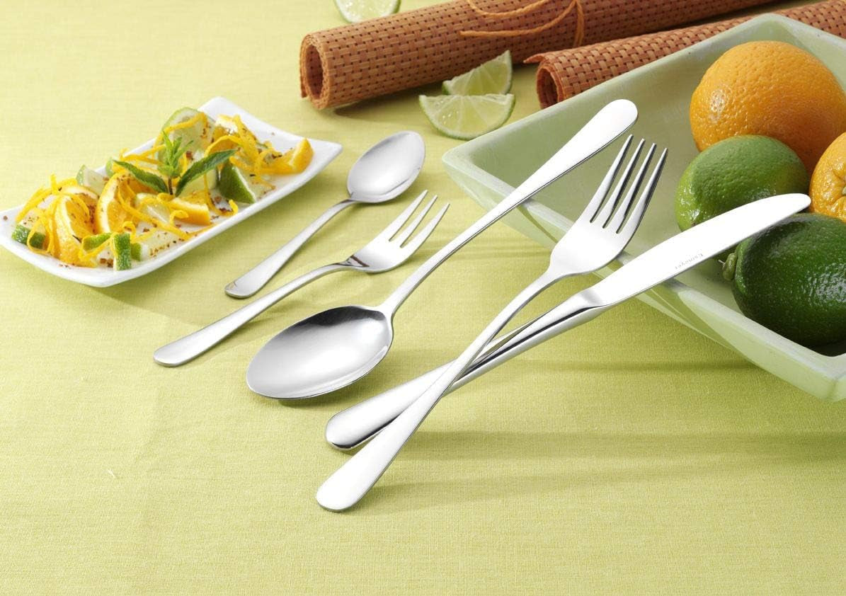 Set tacâmuri Sylvia Fabricat din oțel inoxidabil 18/0 Lustruit 30 piese Bucatarie Naty Shop