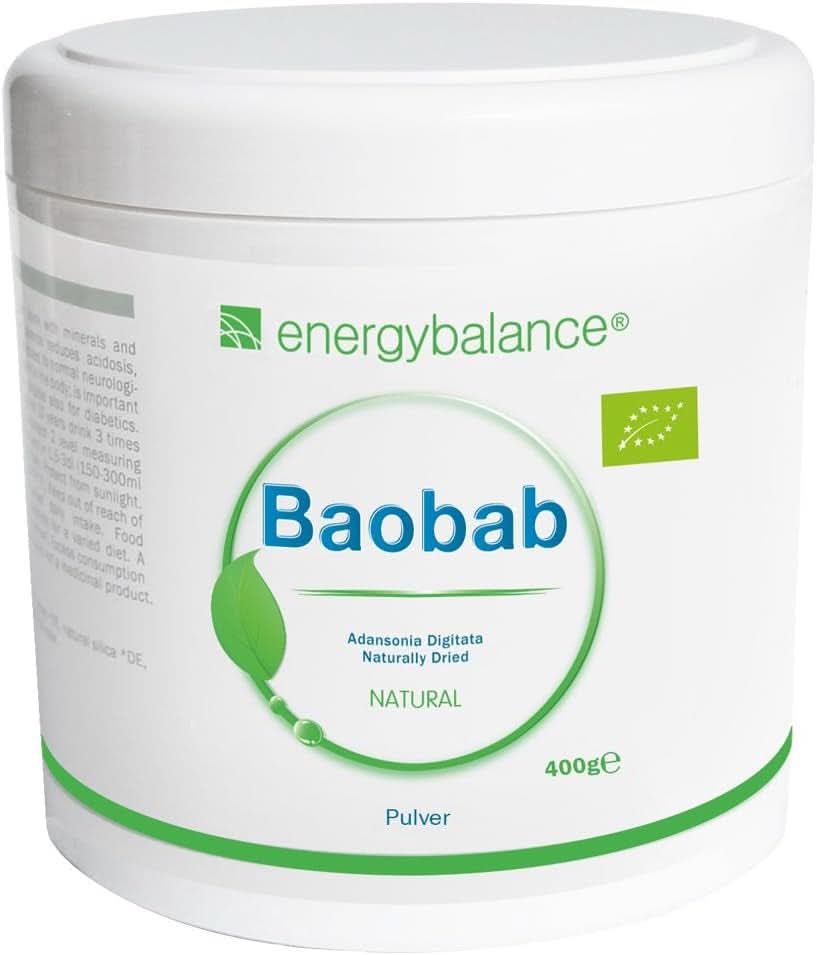 Baobab organic powder - vitamin C, calcium, magnesium, potassium, 400 grams Aromas Naty Shop