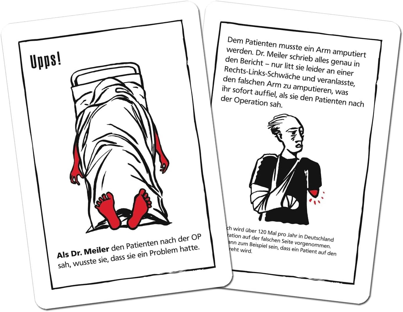 Moses. Black Stories Medicine - 50 puzzles with cases from the world of medicine, a crime card game with game variations and score tokens, a puzzle game for teenagers and adults.