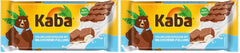 Kaba Whole Milk and Milk Cream Chocolate Filled Chocolate Bar 90g Bar Melting Chocolate with Light Milk Cream and Kaba Original Flavor (Pack of 2)