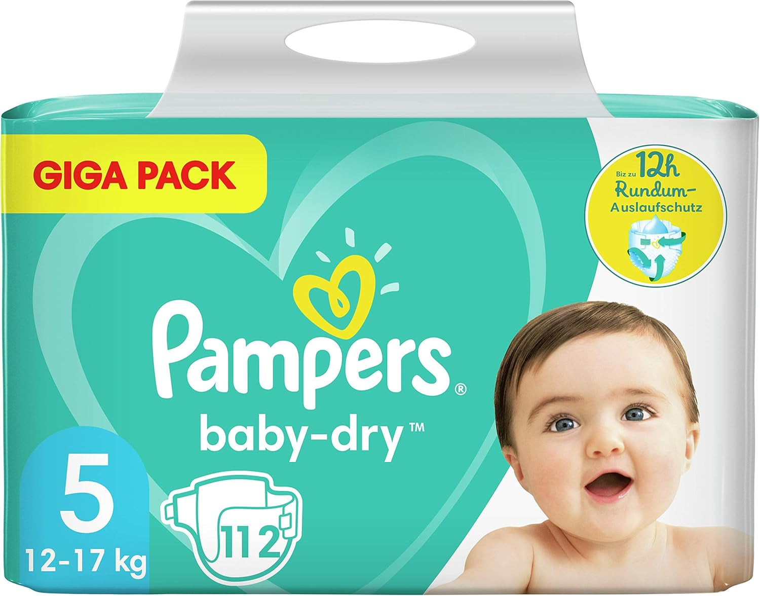 Scutece Pampers 81657566 Baby-Dry Pants, albe