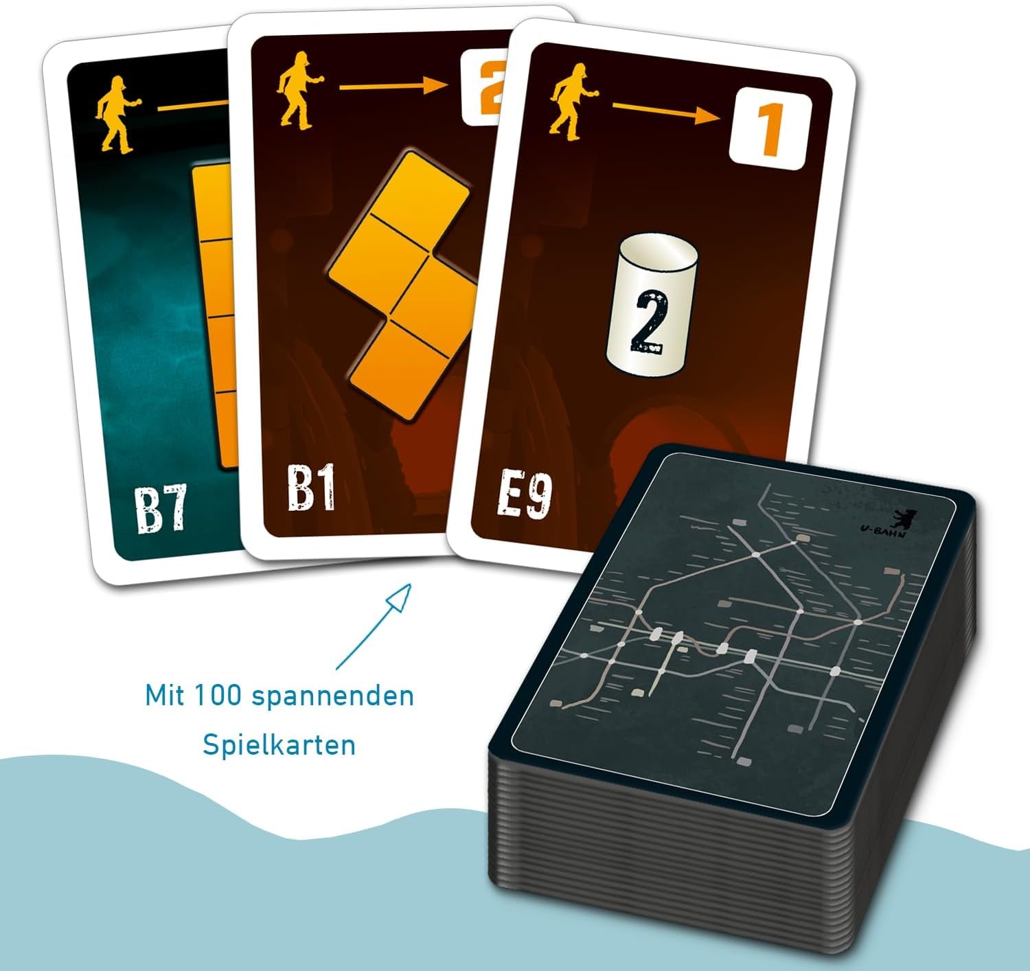 Moses. Sebastian Fitzek Underground, an innovative 3D thriller game for fans of escape games, a cooperative board game by Marco Teubner with different difficulty levels, for ages 12 and up.