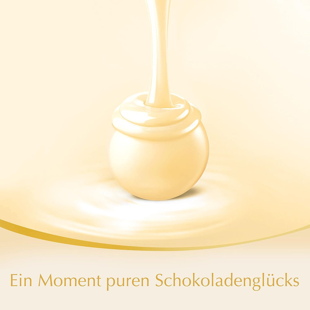 Lindt white chocolate balls LINDOR | 137g bag | Approx. 10 white chocolate balls with melt-in-your-mouth filling | Chocolate Gift Set | Chocolate Gift Set (Pack of 2)