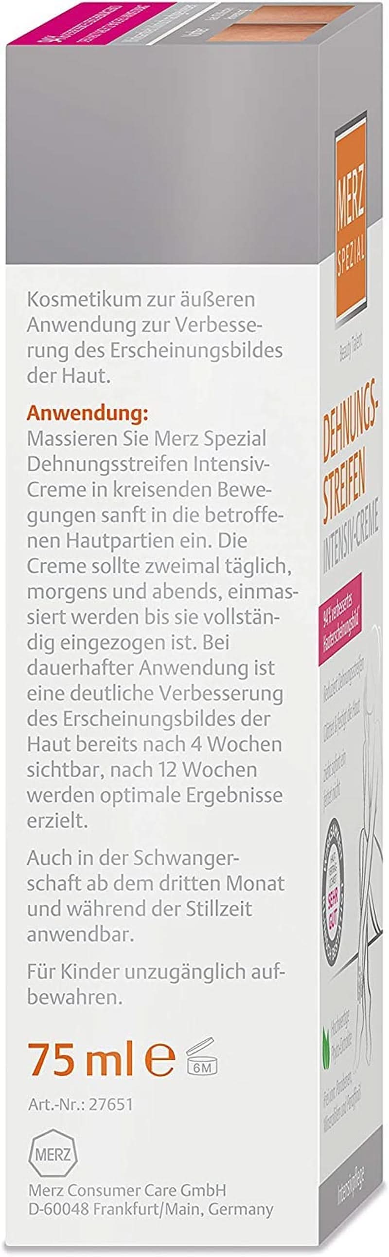 Merz Spezial, Intensive cream for stretch marks, 75 ml Cosmetics and Beauty Naty Shop