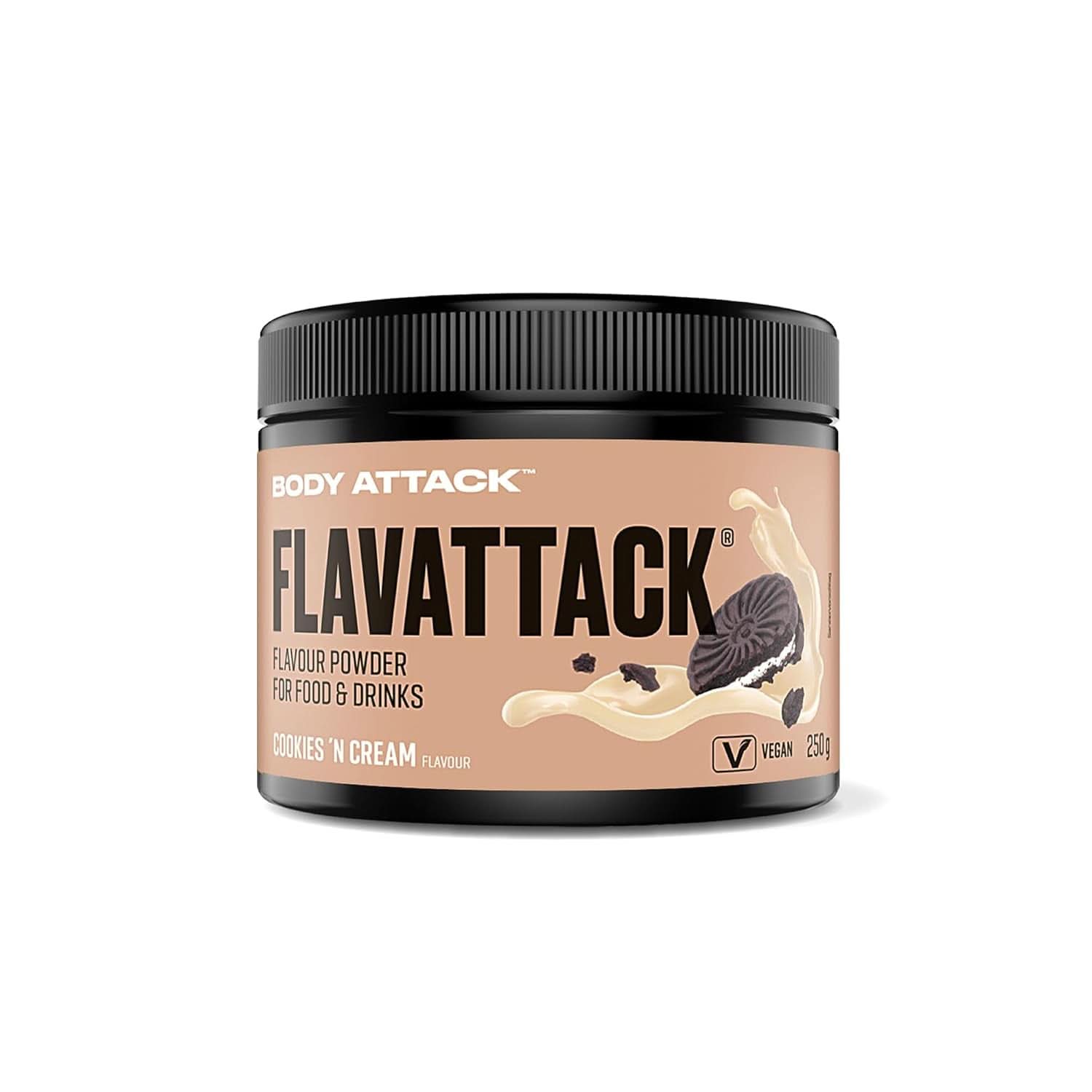 Body Attack Flavattack®, Double Choc Brownie, 250G / 83 servings Aromas Naty Shop 250 grams Cookies N Cream