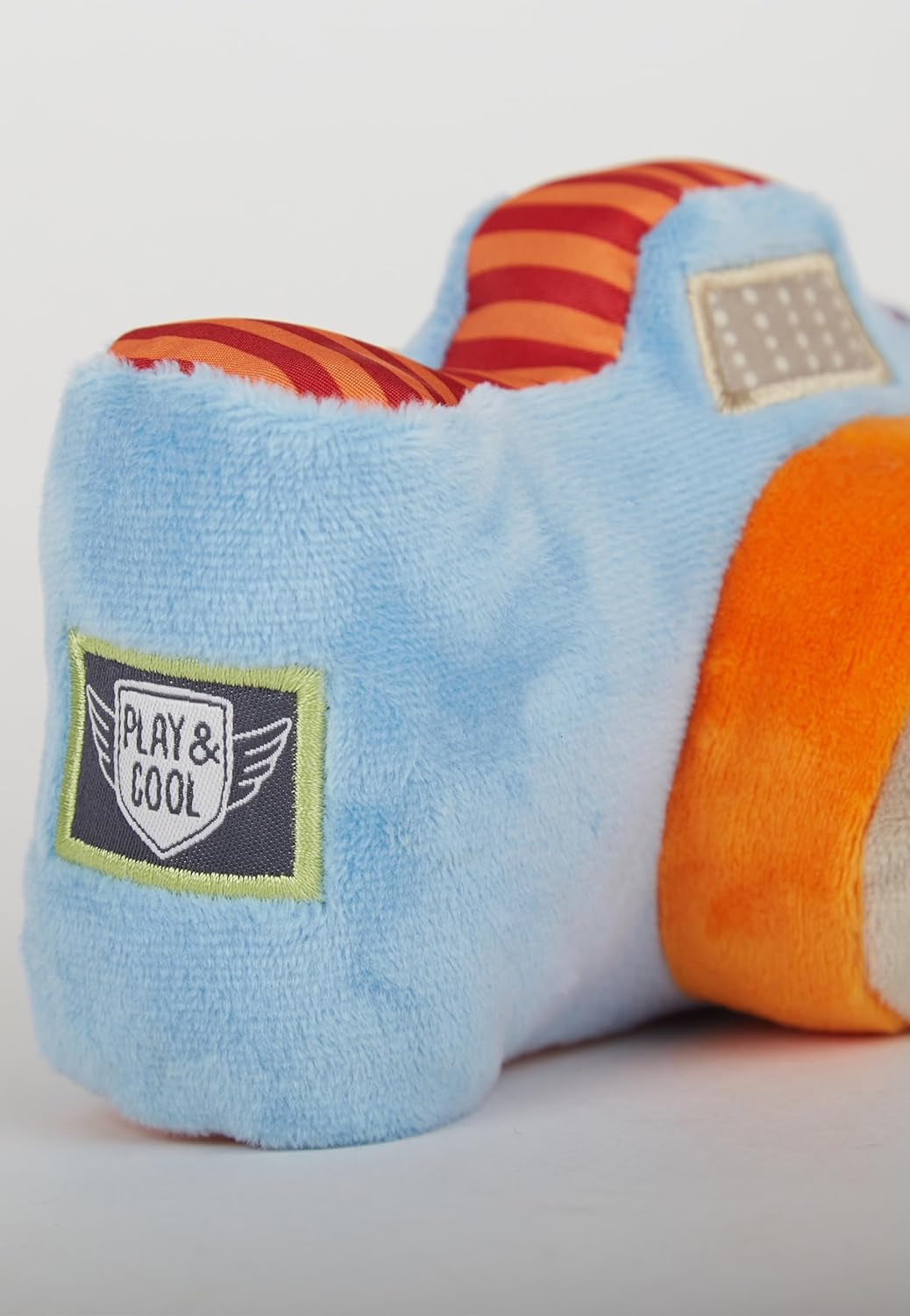 SIGIKID 42678 cameră de pluș Play & Cool fete și băieți jucărie pentru copii recomandată de la 3 luni albastru/multicolor Jucarii Bebe Naty Shop