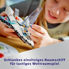 LEGO City Spaceship, space shuttle space toy for children to build, boys and girls from 6 years old, set with astronaut figure 60430 Building sets Besuche den LEGO-Store