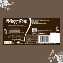 Schogetten dark chocolate (50% cocoa), 100 g