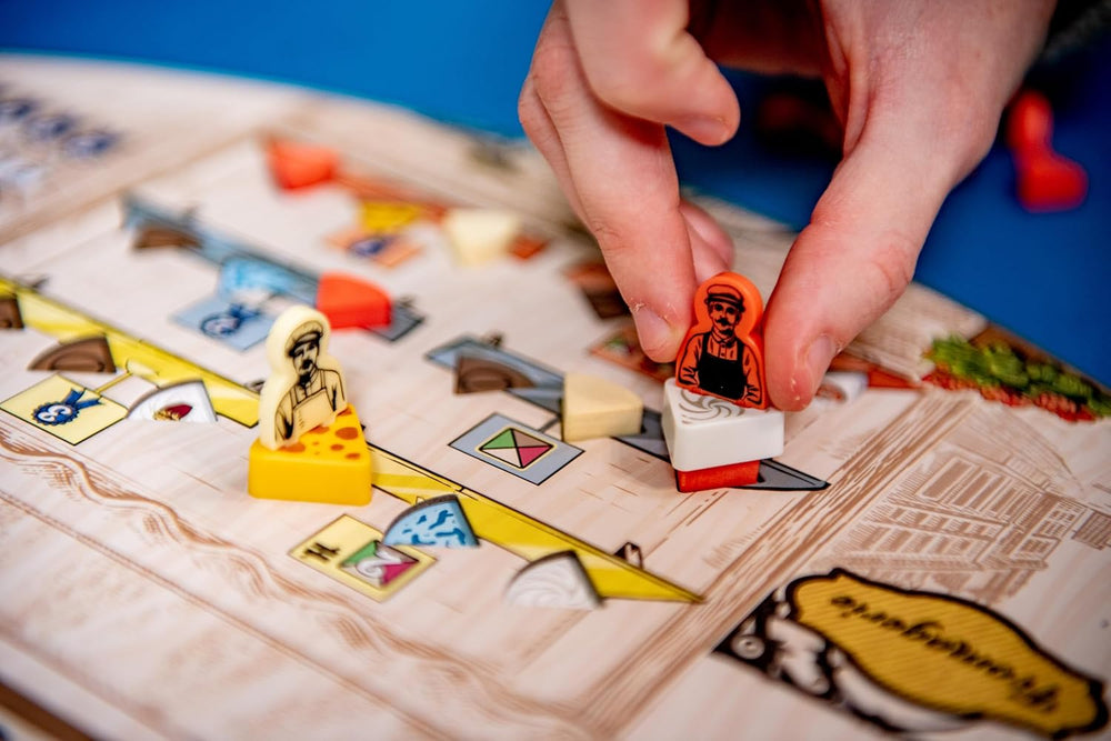 Asmodee - Cheese - Road to Infamy - Strategy Board Game - Worker Placement - Master Cheese - Ages 14+ - 1 to 4 Players - 40 Minutes - French Version