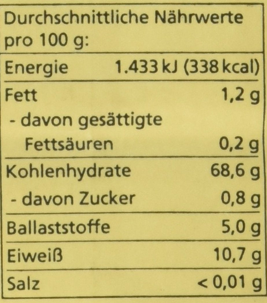 Organic wheat semolina, 500g (packaging may vary)