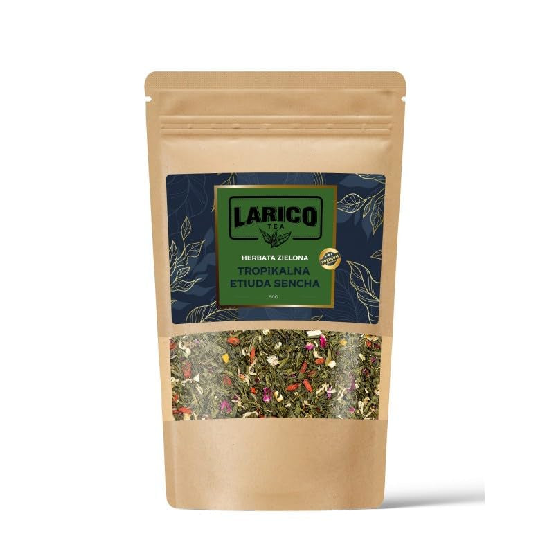 Larico Tea Ceai natural de fructe Früchtchen Mix Căpșuni sălbatice Euphorie 50 g/Ceai de calitate superioară vrac/Ceai natural vrac