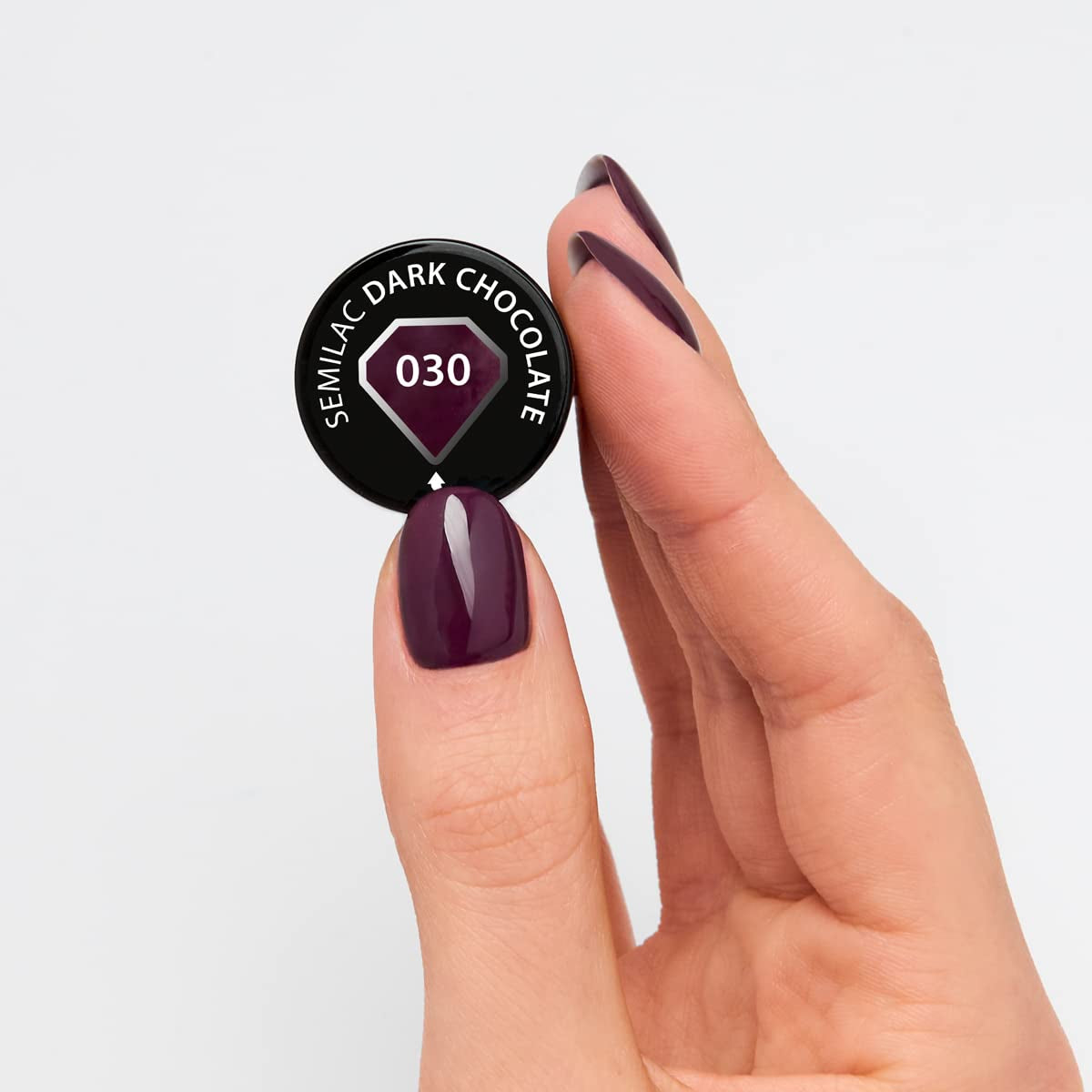 Semilac UV Nail Polish 030 Dark Chocolate 7ml Allure Collection