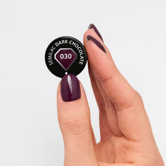 Semilac UV Nail Polish 030 Dark Chocolate 7ml Allure Collection