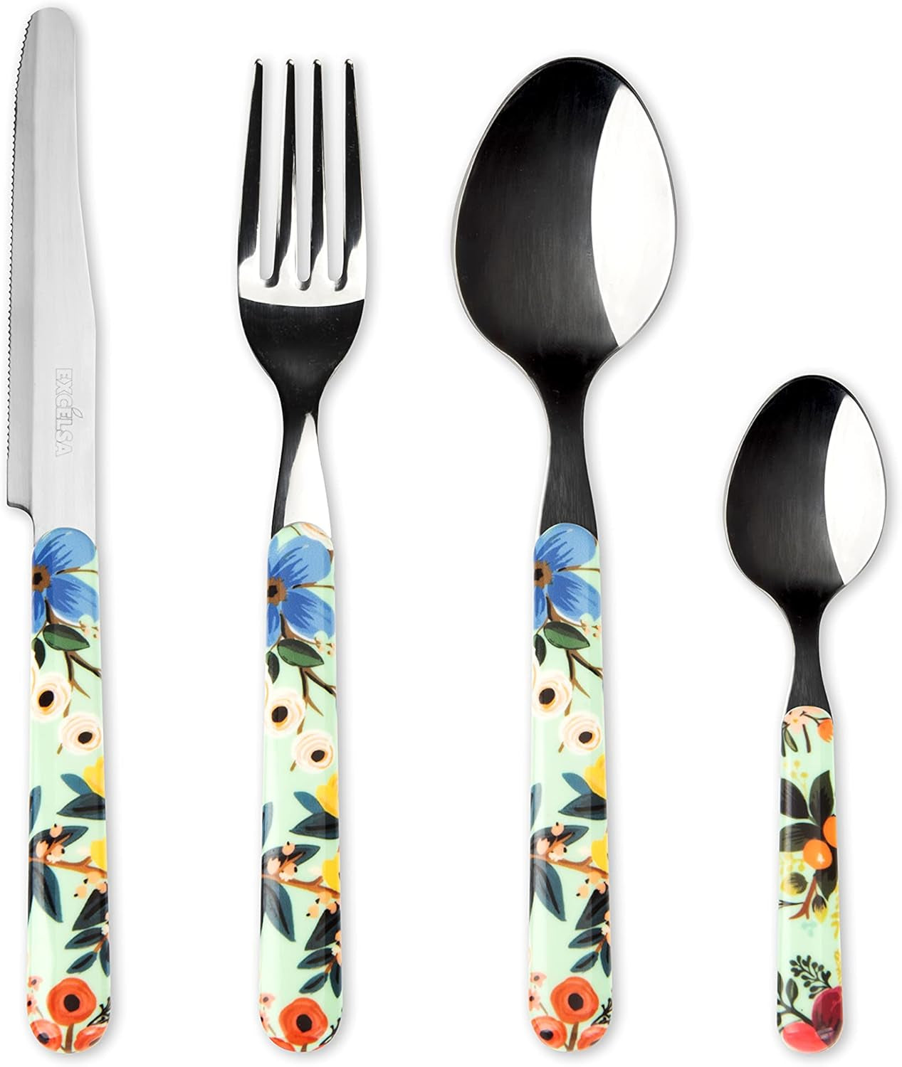 Excelsa set de tacâmuri 24 piese, oțel inoxidabil Bucatarie Naty Shop