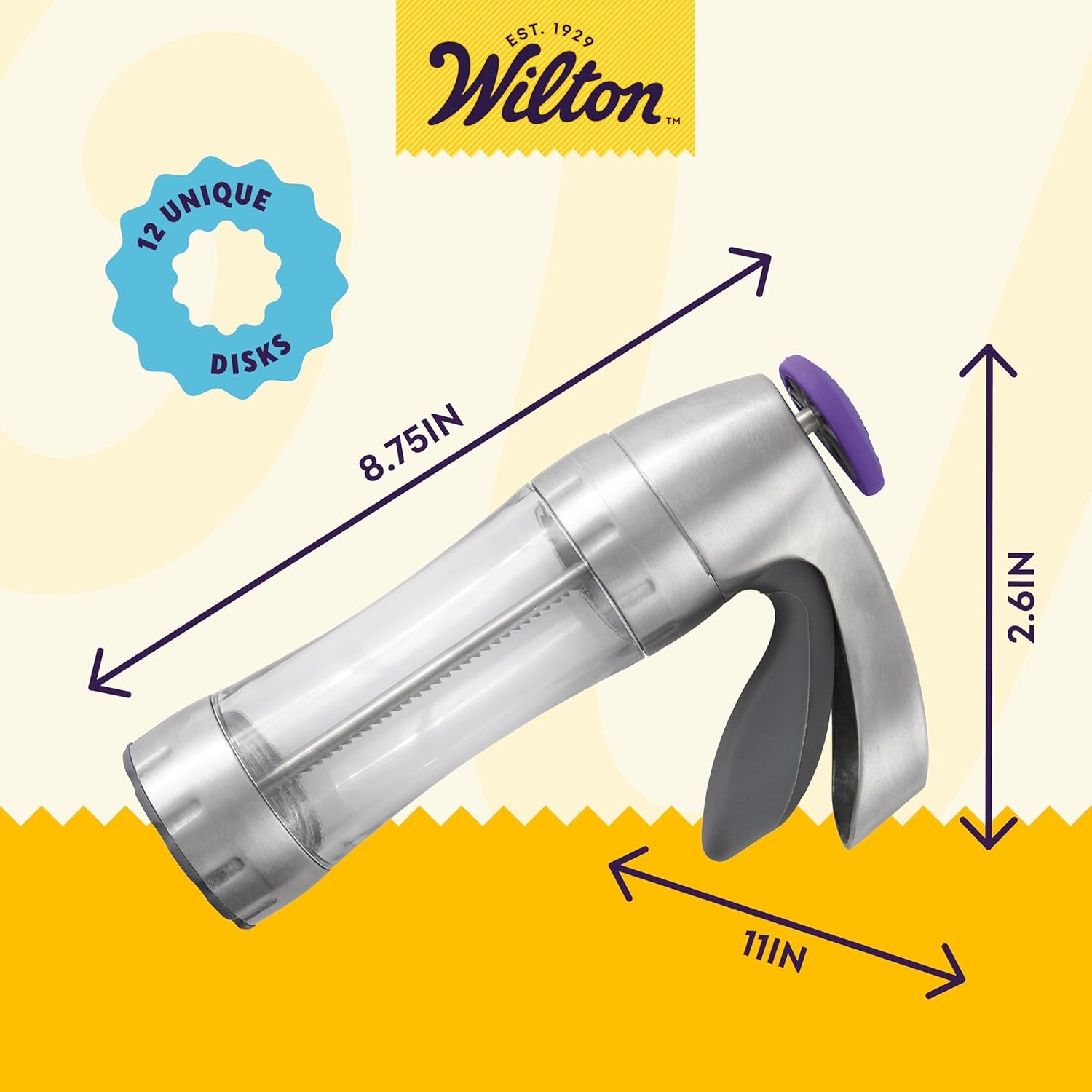 Presă pentru fursecuri Wilton Preferred Press, set 13 piese, 385 g