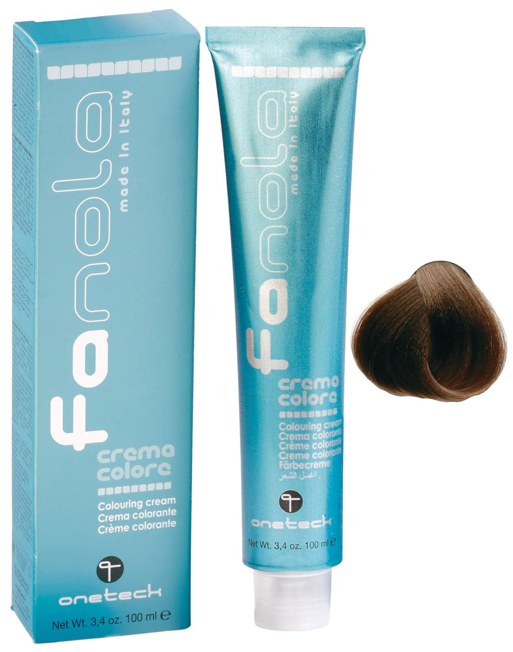 Fanola crema colore Cremă colorantă 7.0 Blond, 100 ml Vopsea pentru par Naty Shop 7.00 Blond Int