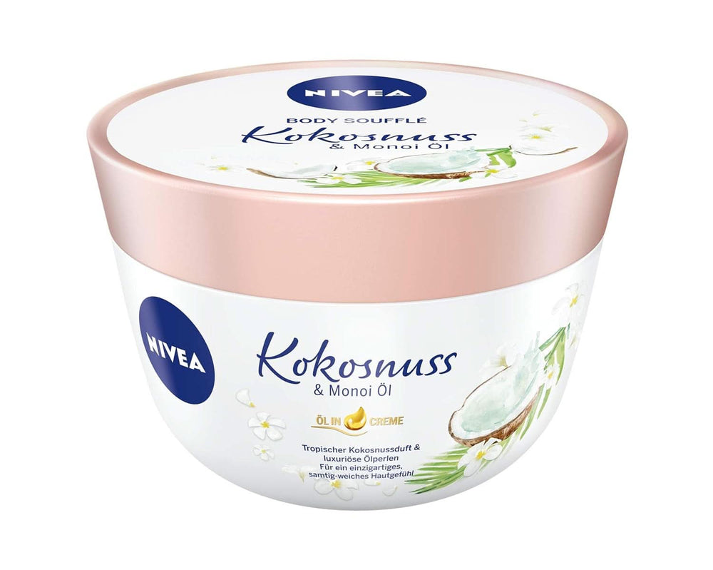NIVEA Body Soufflé Coconut & Monoi Oil, 200 ml Cosmetics and Beauty Naty Shop