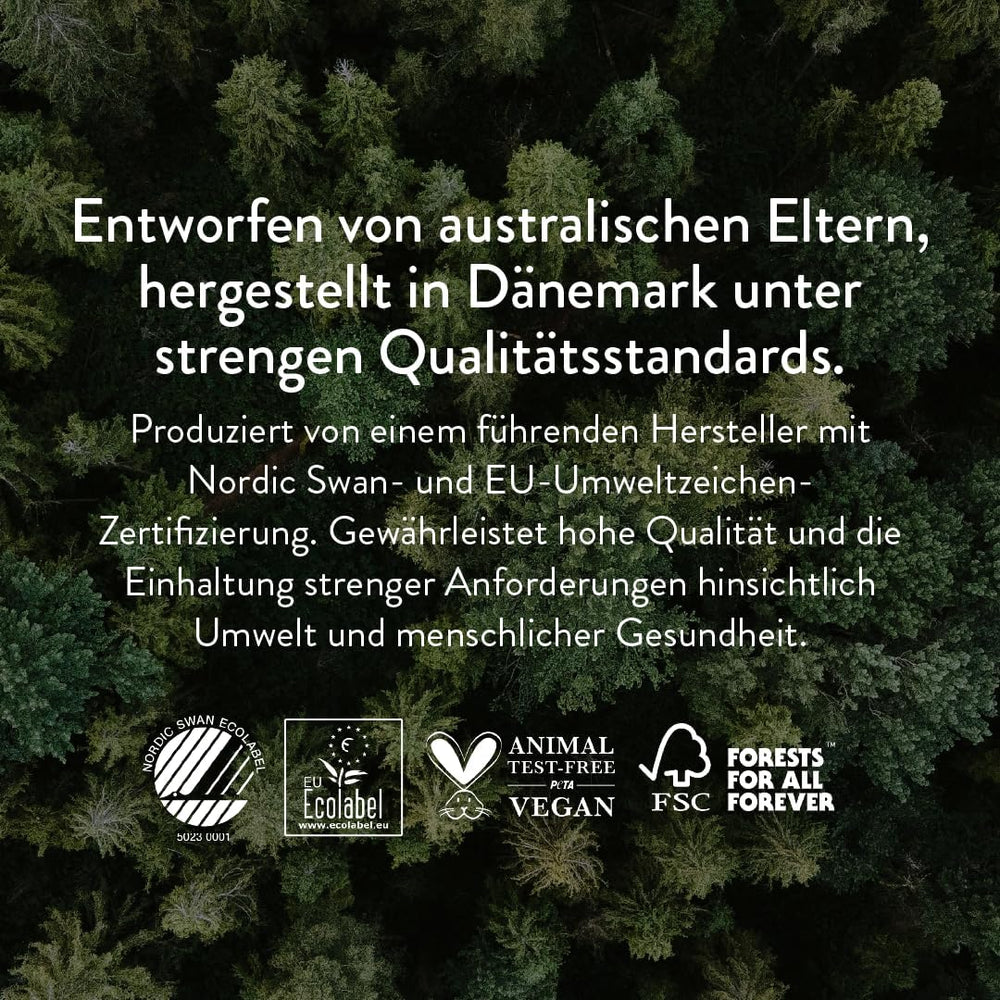 Push-up diapers, size 6 XXL (from 15 kg) - 1 bag with 21 pieces - No harmful substances, eco-friendly, ultra-flat, for night use - Made in Denmark