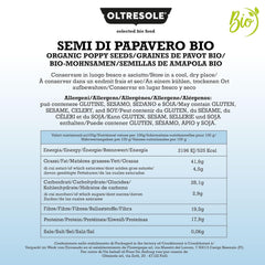 Organic Poppy Seeds 3kg, Nutrient Rich Organic Poppy Seeds, Ideal for Cooking and Eating, Convenient Size