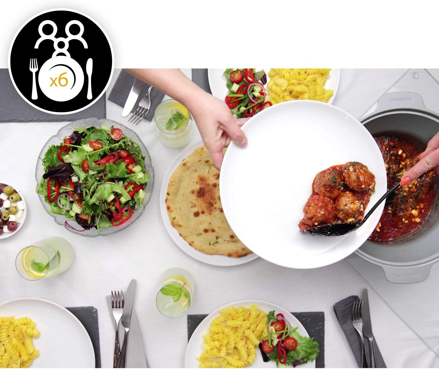 Crock-Pot Digital Slow Cooker Saute Slow Cooker with Duraceramic 5 liters, CSC026X Slow Cooker Naty Shop