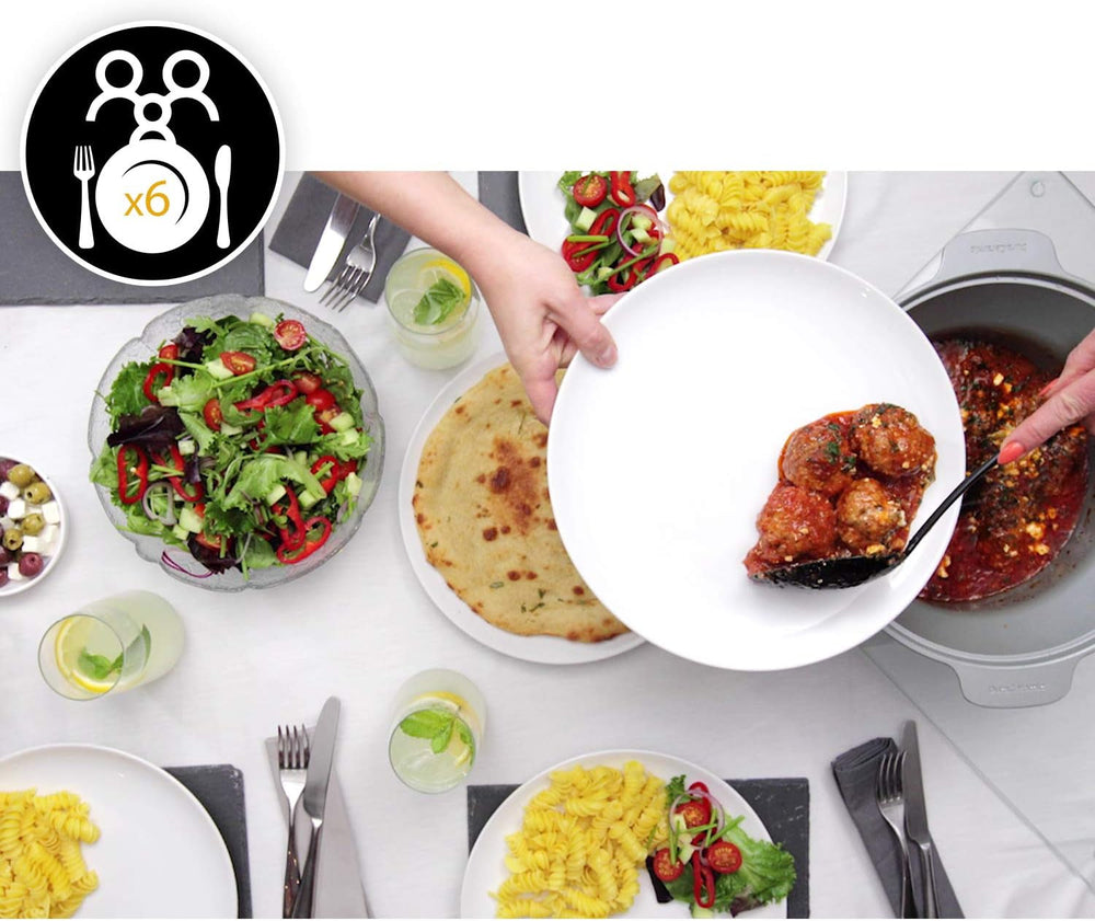 Crock-Pot Digital Slow Cooker Saute Slow Cooker with Duraceramic 5 liters, CSC026X Slow Cooker Naty Shop