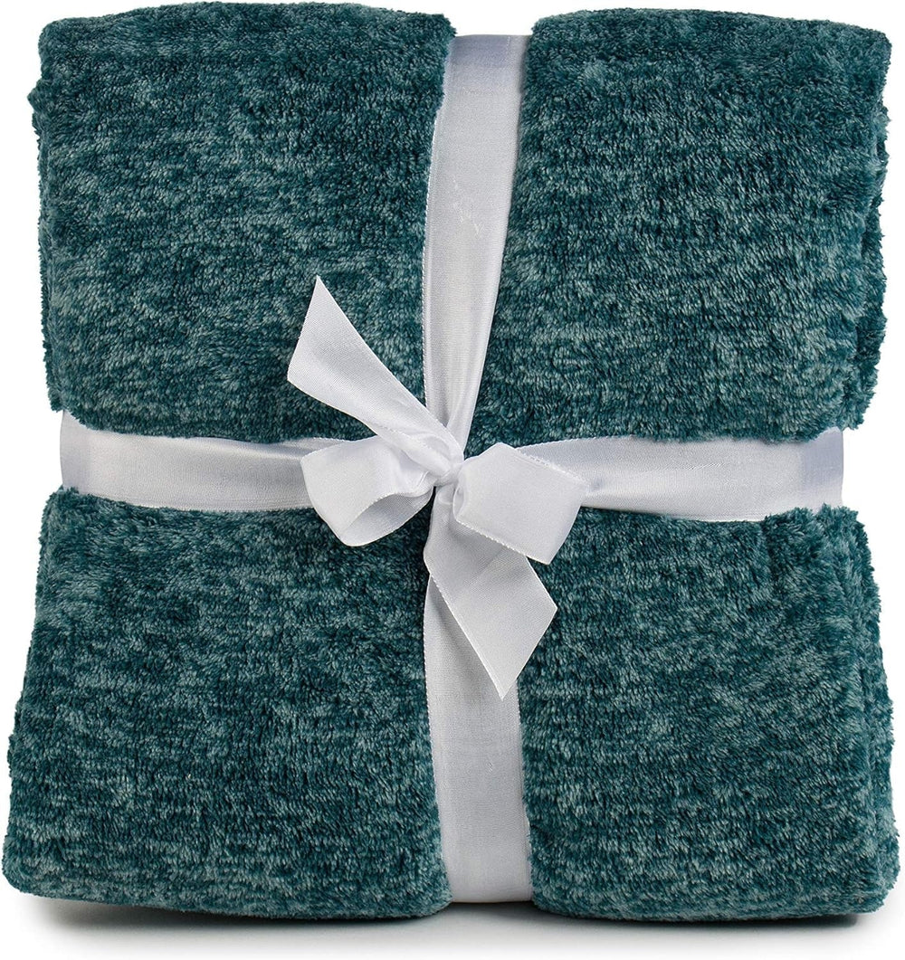 Gözze - Pătură living și confortabilă marmorată, 150 X 200 Cm - Petrol Paturi si Cuverturi Besuche den GÃ¶zze-Store