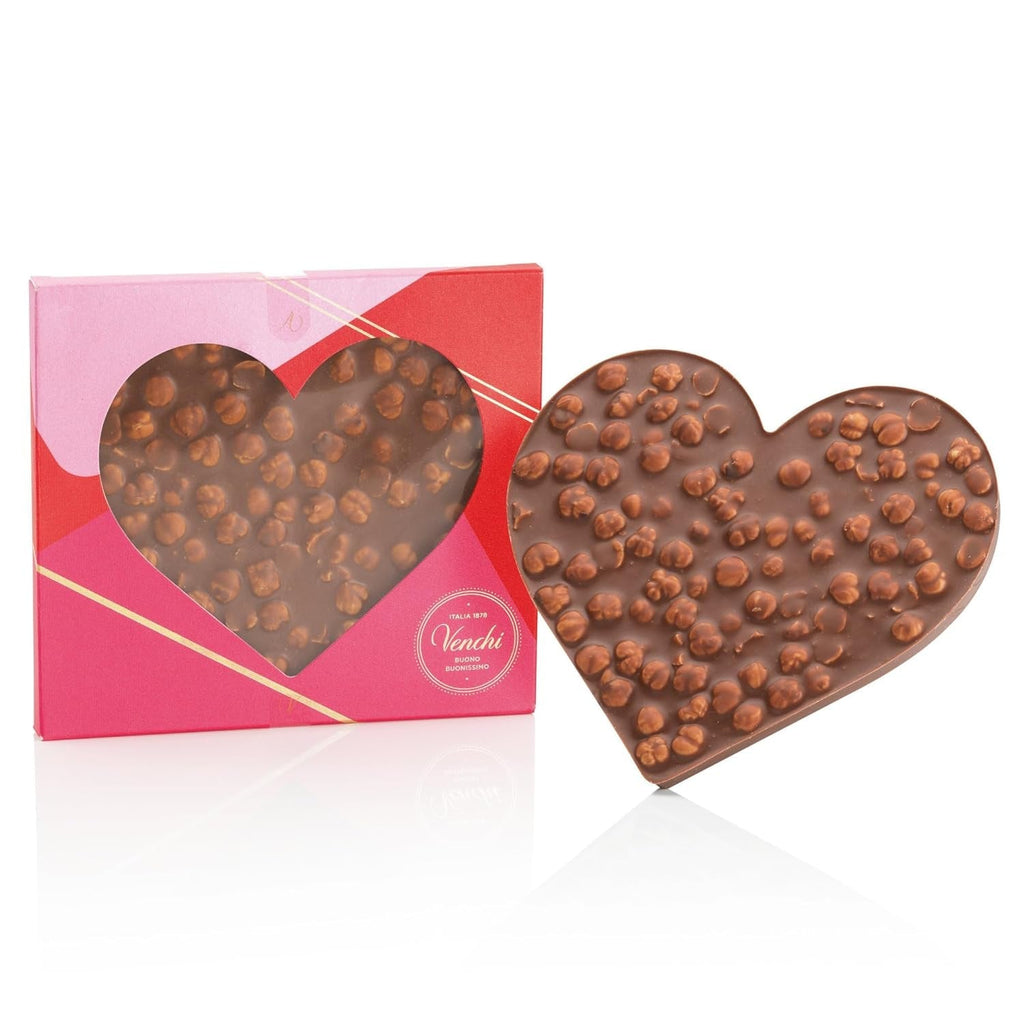 Venchi – Brutto&Buono, Ciocolata cu Lapte, Fara Gluten, Colectie de Ziua Indragostitilor, 300 grame Bomboane de Ciocolata Naty Shop Ciocolata cu lapte si alune