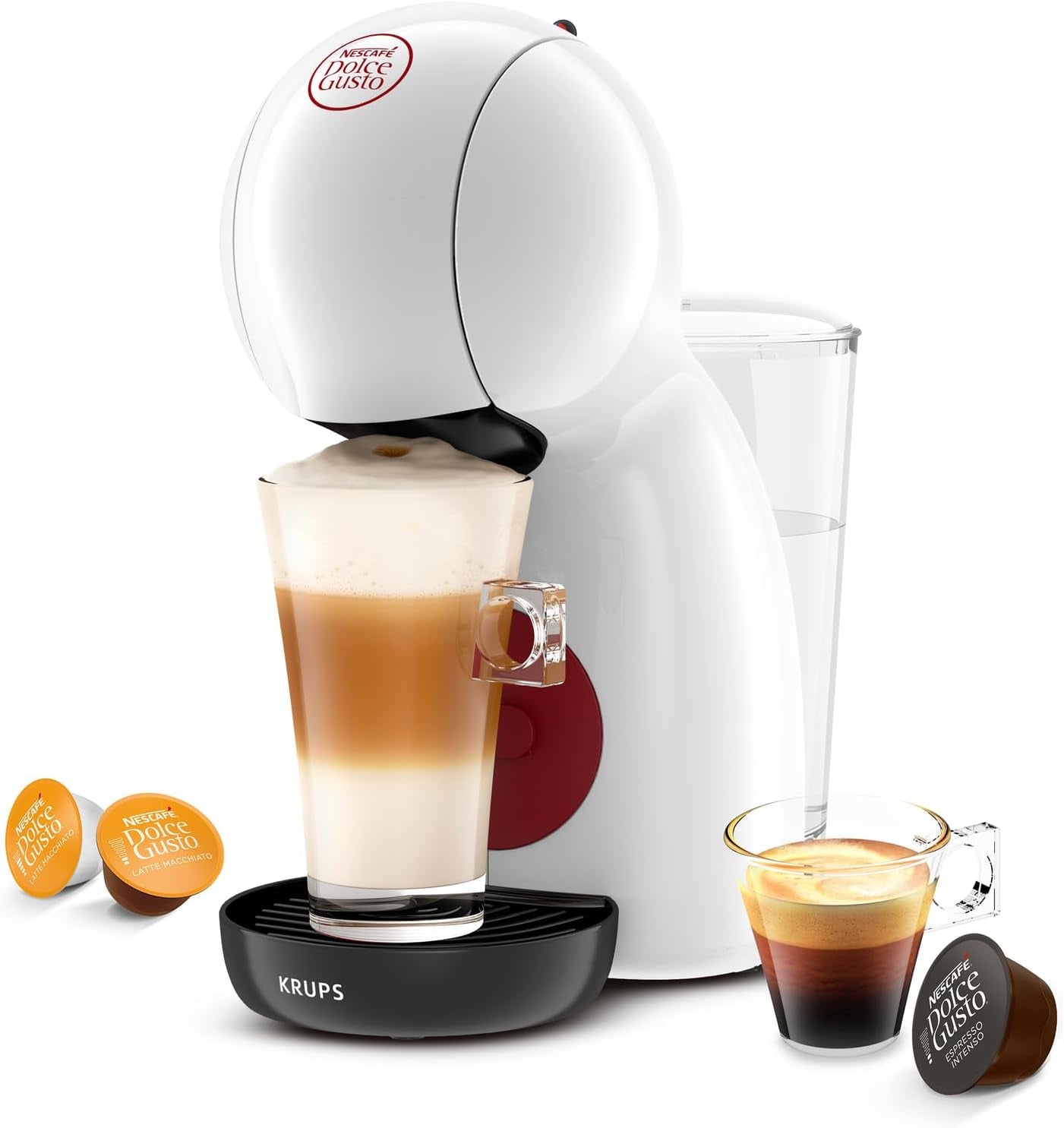 Espressor manual cu capsule NESCAFÉ DOLCE GUSTO PICCOLO XS de la KRUPS, alb