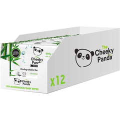 Cheeky Panda Baby Bamboo Wet Wipes | 720 eco wipes | Delicate and soft Essential products for newborns