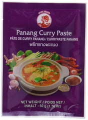 Cock Currypaste Panang, medium Schärfe, authentic thailändisch Kochen, natural ingredients, vegan, halal and gluten-free (1 x 50 g)