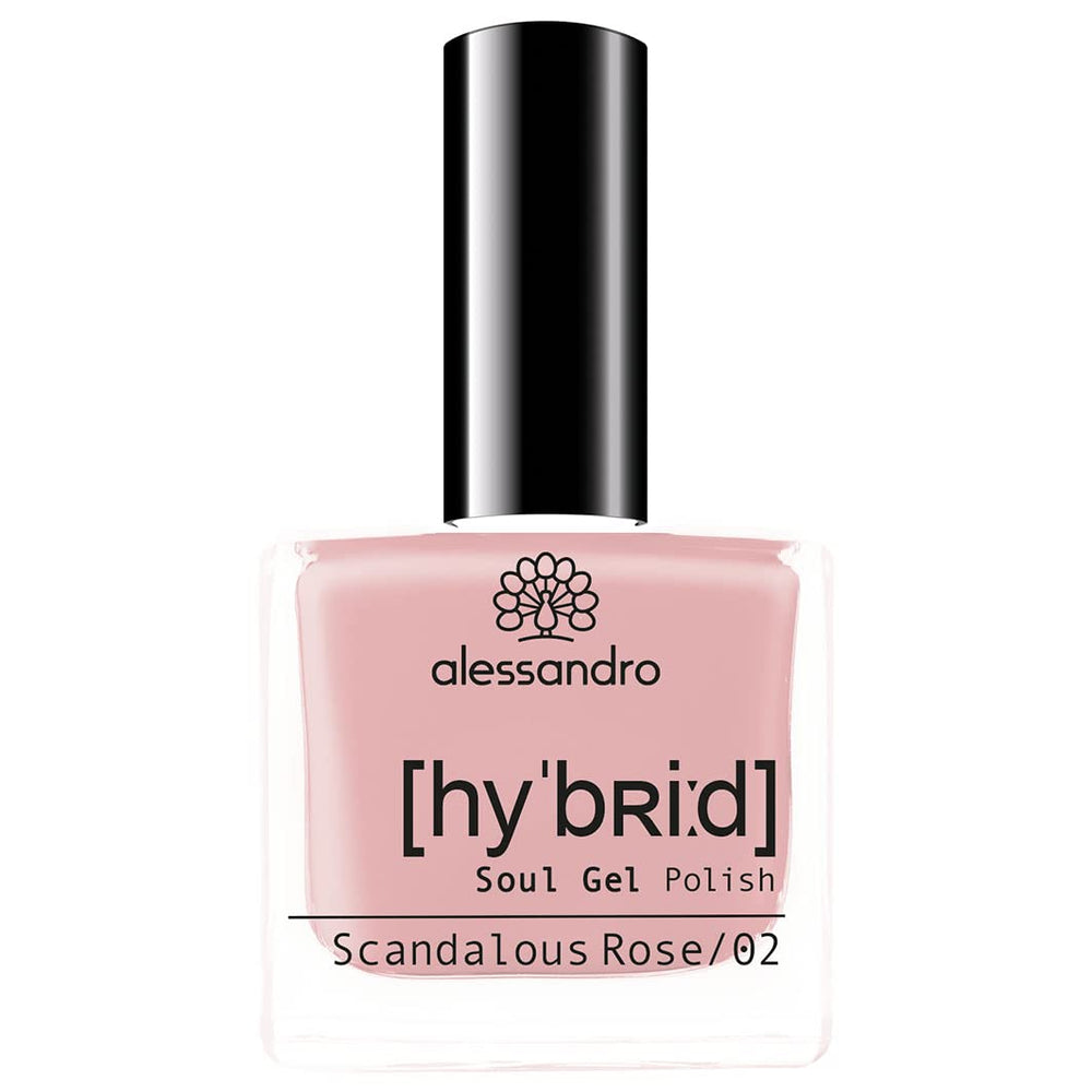 Alessandro Sinful Glow HYBRID nail polish - Nude shade - Perfect nails in just 3 steps, without LED - lasts up to 10 days! 8 ml