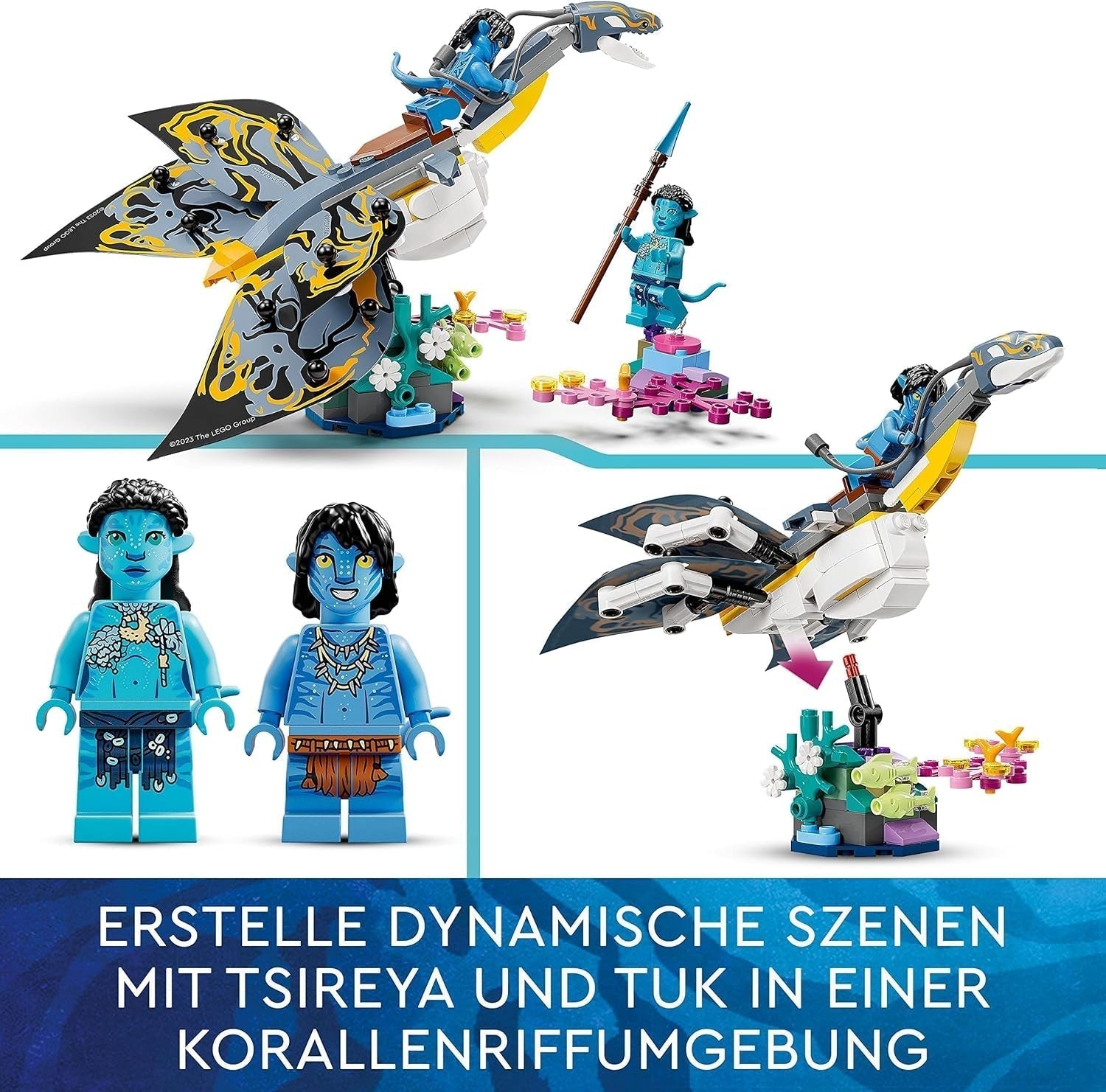 LEGO Avatar The Discovery of Ilu Water Path Building Toy with Underwater Figure Pandora Collection Set for Kids and Movie Fans 8 Years and Up 75575 Building Sets Besuche den LEGO-Store