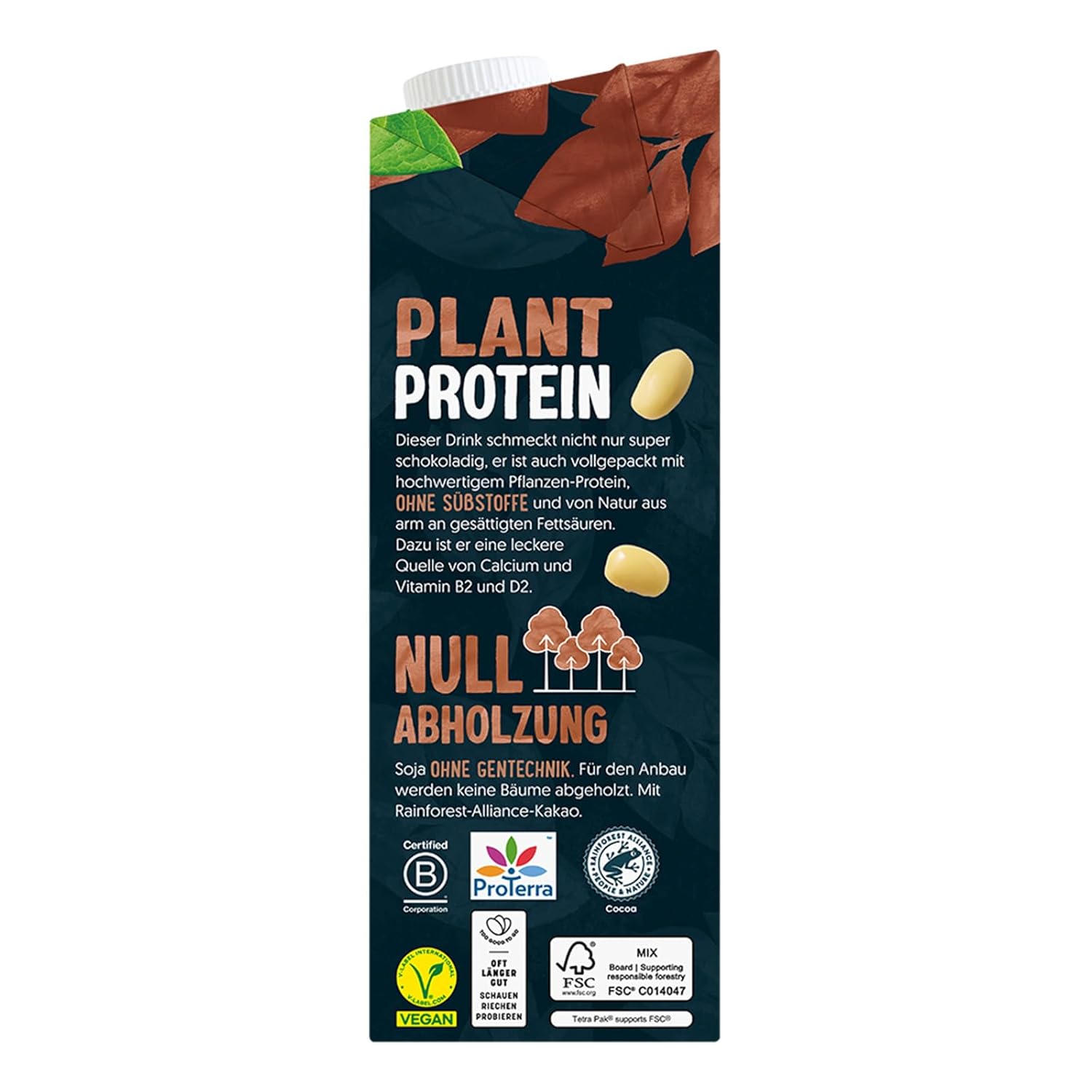 Alpro Proteindrink Chocolate Soy 8x1L - Vegetable Protein