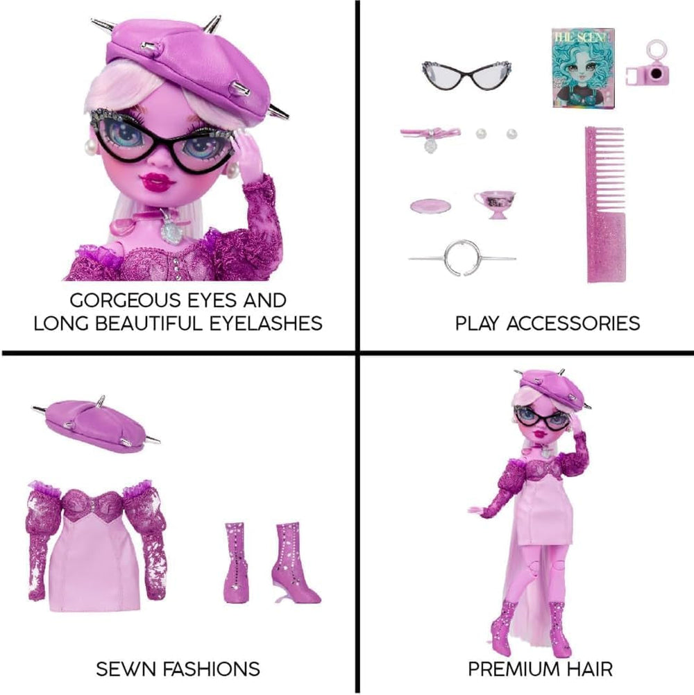 Rainbow High Shadow High F23 Fashion Doll-Purple