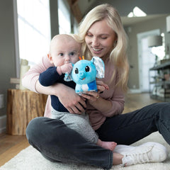 LAMAZE Puffaboo elefant, jucărie pentru nou-născuți, jucărie senzorială pentru copii, cadou pentru noii părinți, jucărie de dezvoltare pentru băieți și fete de la 3 luni, L27467 Jucarii Bebe Naty Shop