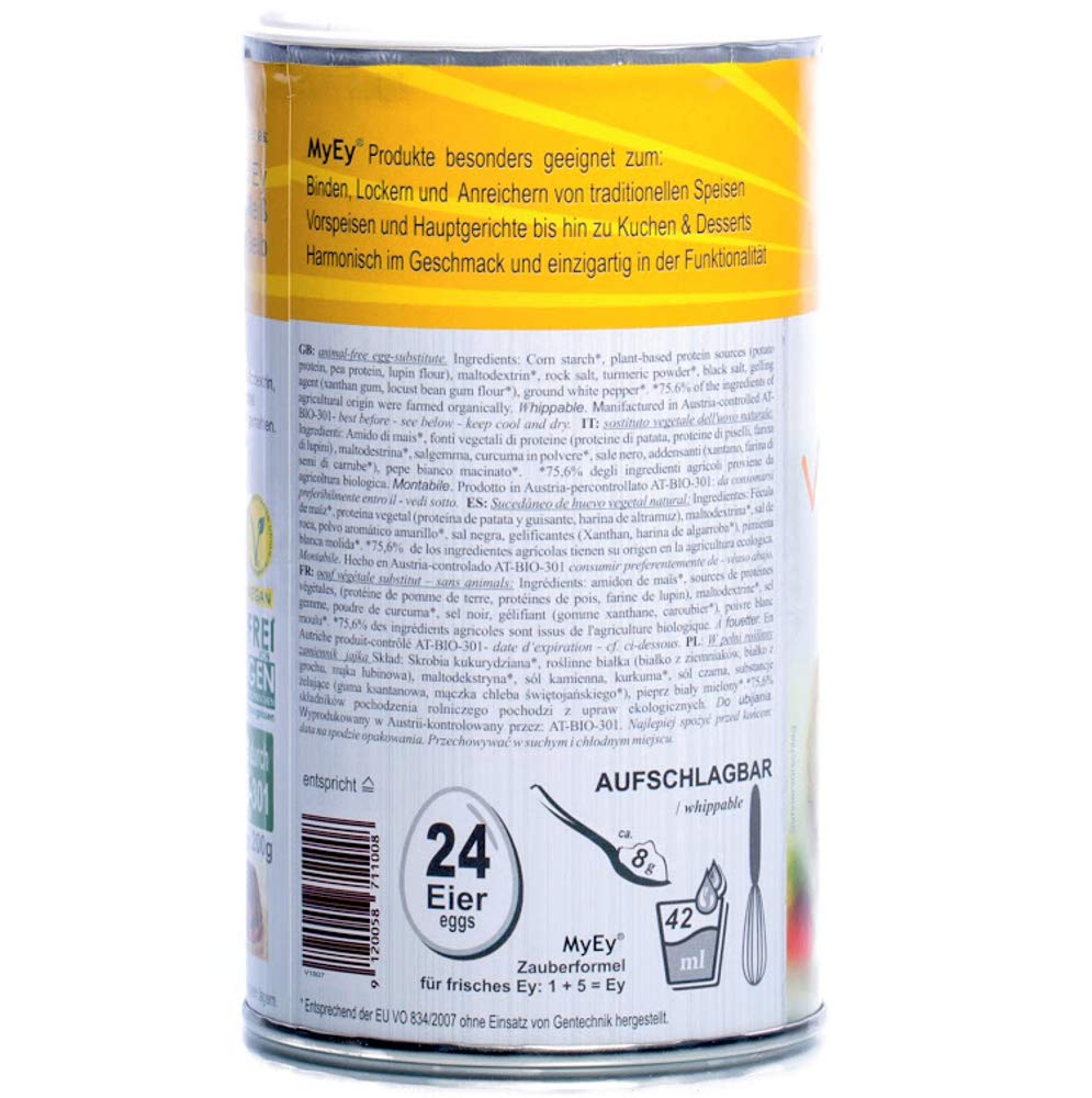 MyEy VollEy Ei Ersatz 200g - Vegan powder for cooking and baking