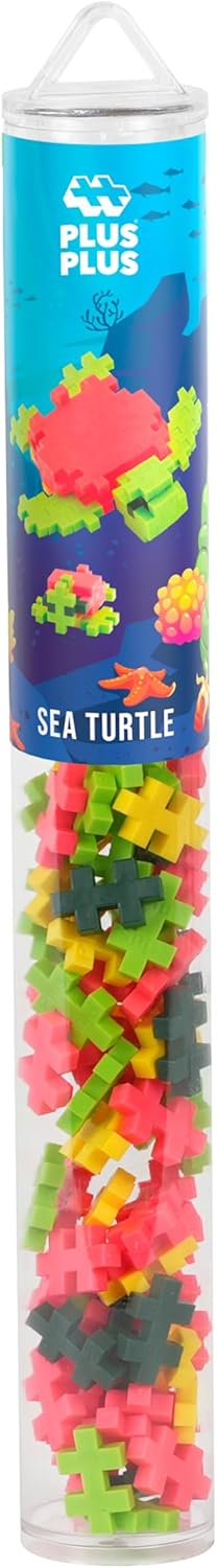 Plus Plus - 100 Kreativ Bausteine Meeresschildkröte, Sea Turtle
