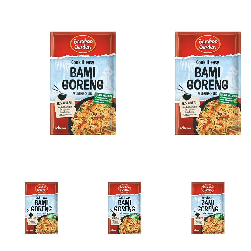 Bamboo Garden Bami Goreng Würzmischung - Ideal For 4 Portions