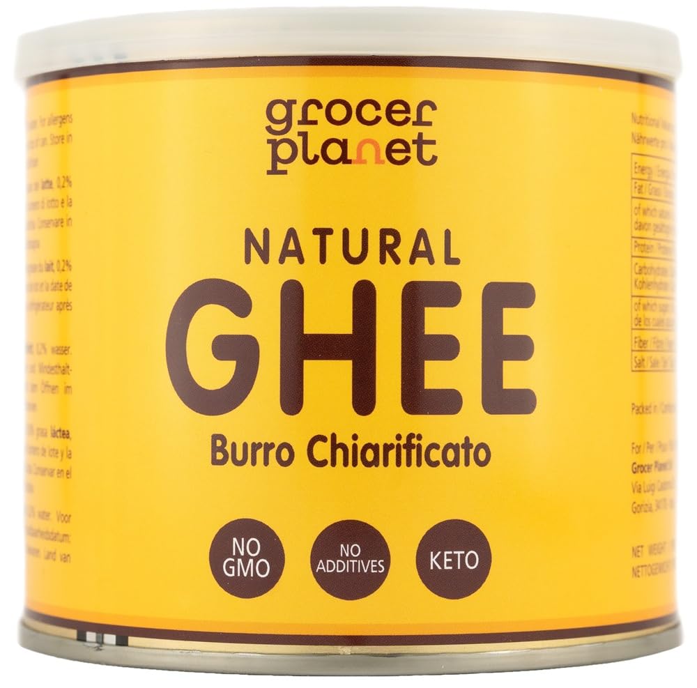 Grocer Planet Natural Ghee - Clarified Ghee 500g för Keto-matlagning