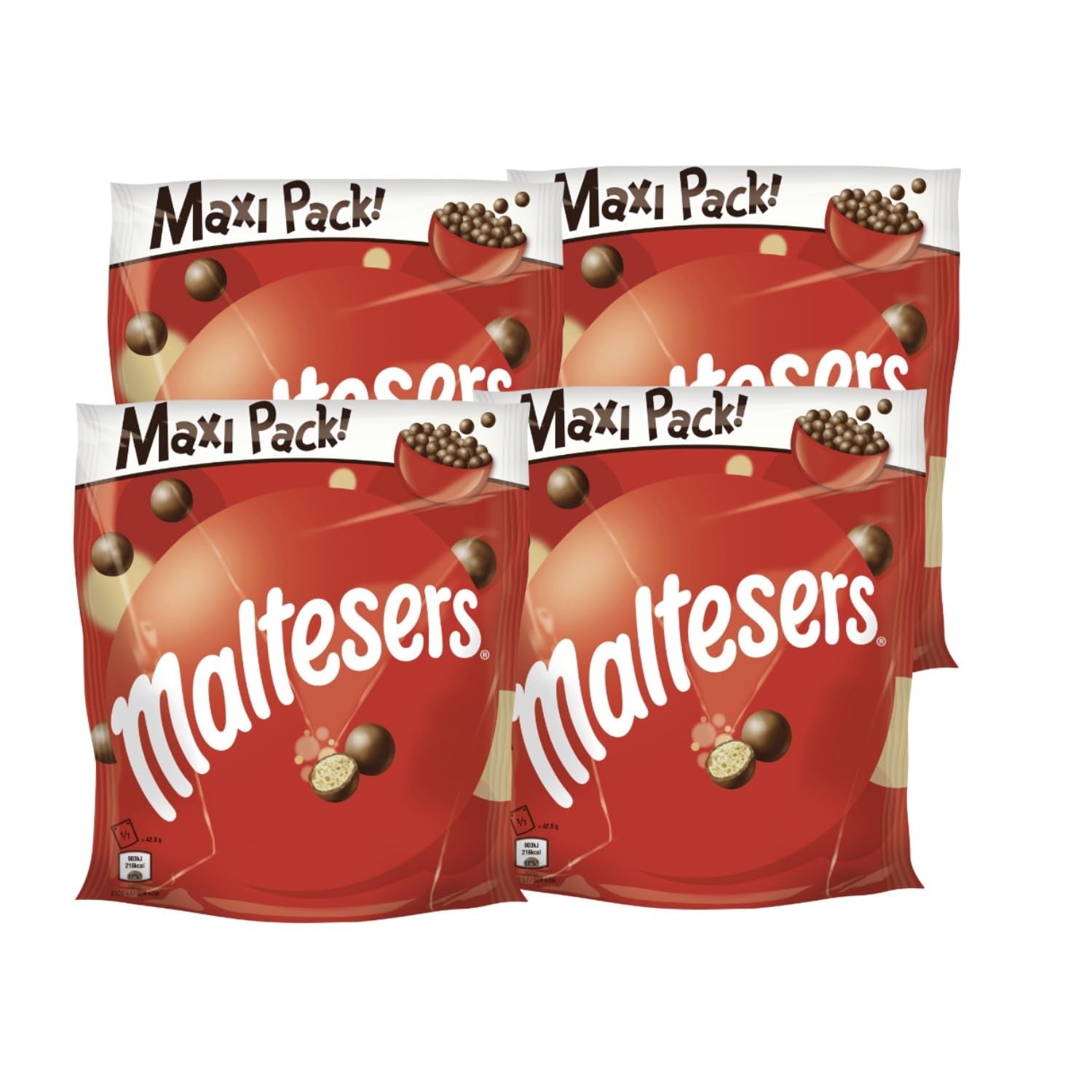 Maltesers, chocolate balls with a crunchy and light center, airy, chocolate snack, 1 pack (1 x 300g)