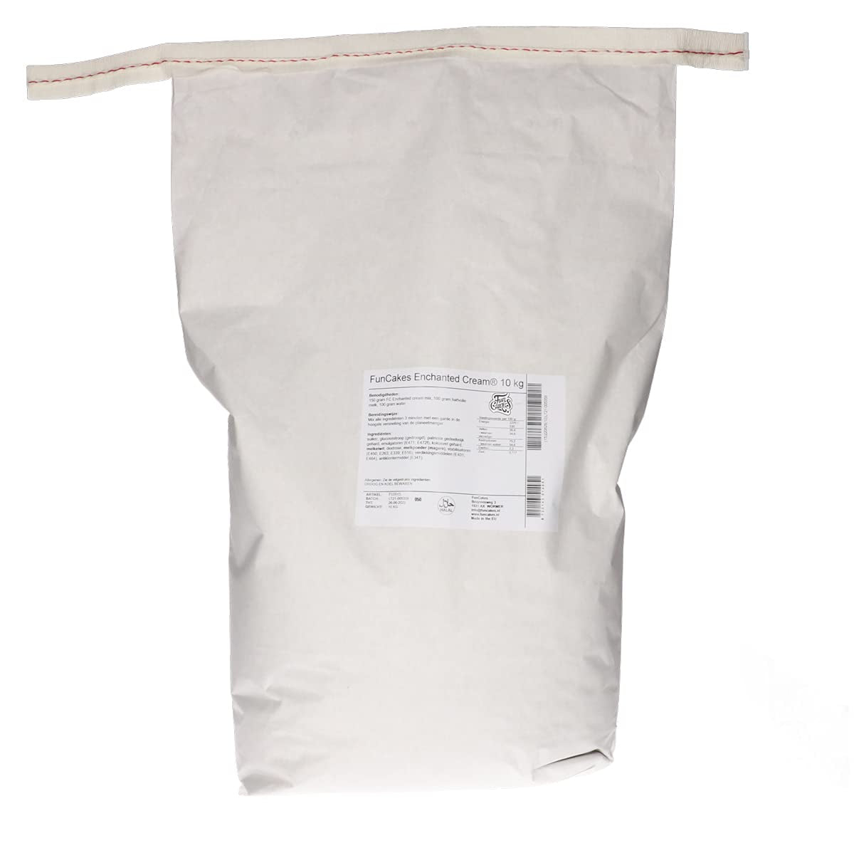 Funcakes Mix Für Enchanted Cream®: Einfach Zu Berübenende, Sehr Leichte Und Fauschige Schneeweiße Creme, Perfekt Zum Füllen Und Abdecken Von Kuchen Oder Als Belag Für Cupcakes, Halal., 900 G Mix for baking and cooking Naty Shop 10 Kg Vanille