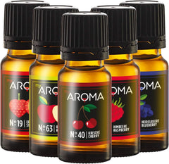 Myaroma | Set: Forest & Meadow - Pure Natural Flavor with Fruit Flavor and Fruit Flavor (5 x 10 ml) | Sugar free and unsweetened Sweeteners Naty Shop Forest Meadow