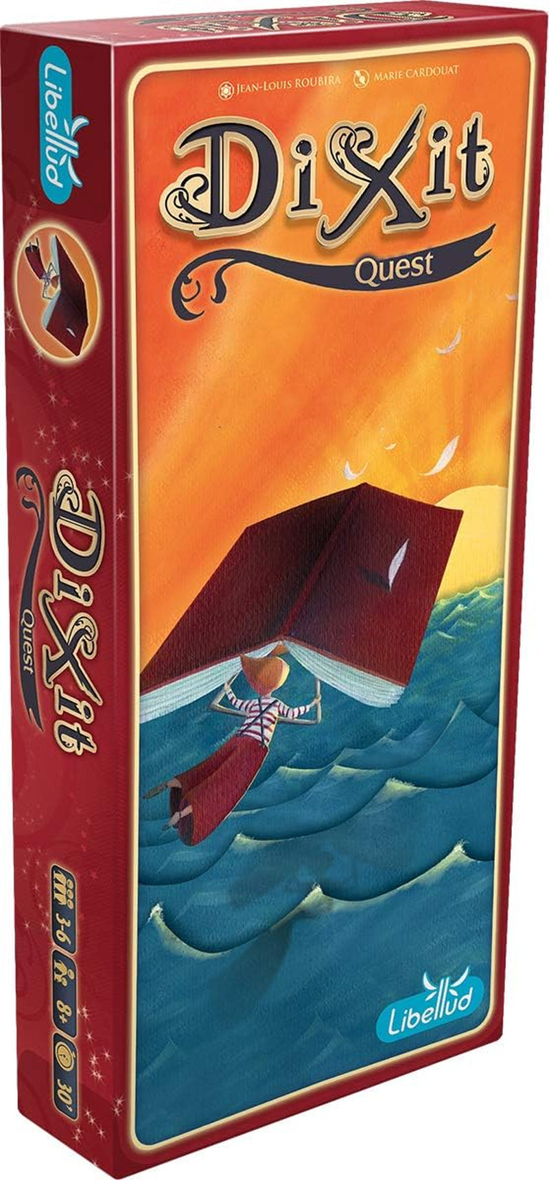 Asmodee, Dixit, German Version, Base Game, A Picture is Worth a Thousand Words, Creative Family Game for 3-8 Players Ages 8+, Game of the Year 2010 with 30 Minute Playtime