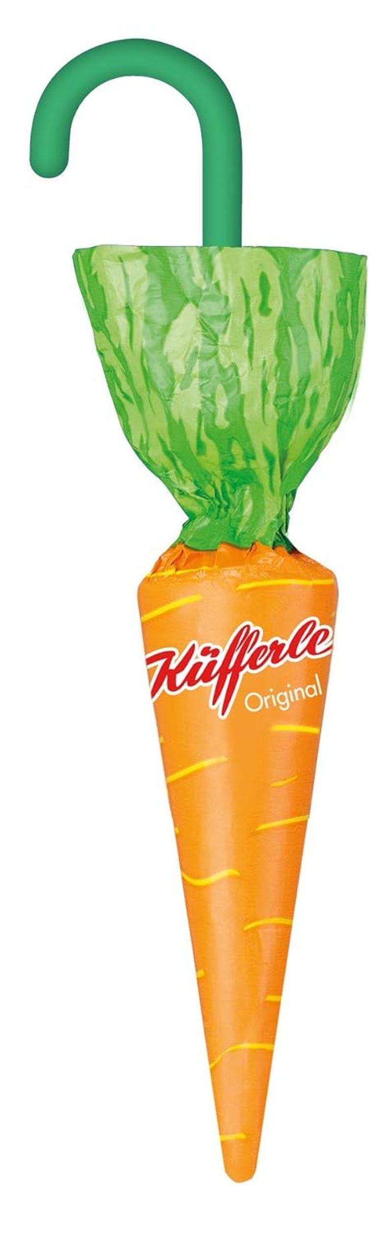 Küfferle, Carrots with original chocolate 810 g 60 pcs., Milk chocolate, 1 piece