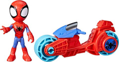SPIDEY and HIS AMAZING FRIENDS Marvel Spidey Motorcycle Figure Toy for Boys and Girls Ages 3 and Up Action Figures Naty Shop Default Title