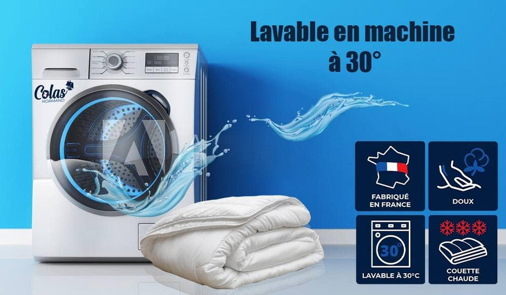 Quilt 140 X 200 Cm | Organic cotton and Merino wool | Warm Machine washable at 30 °C Duvets and quilts Naty Shop