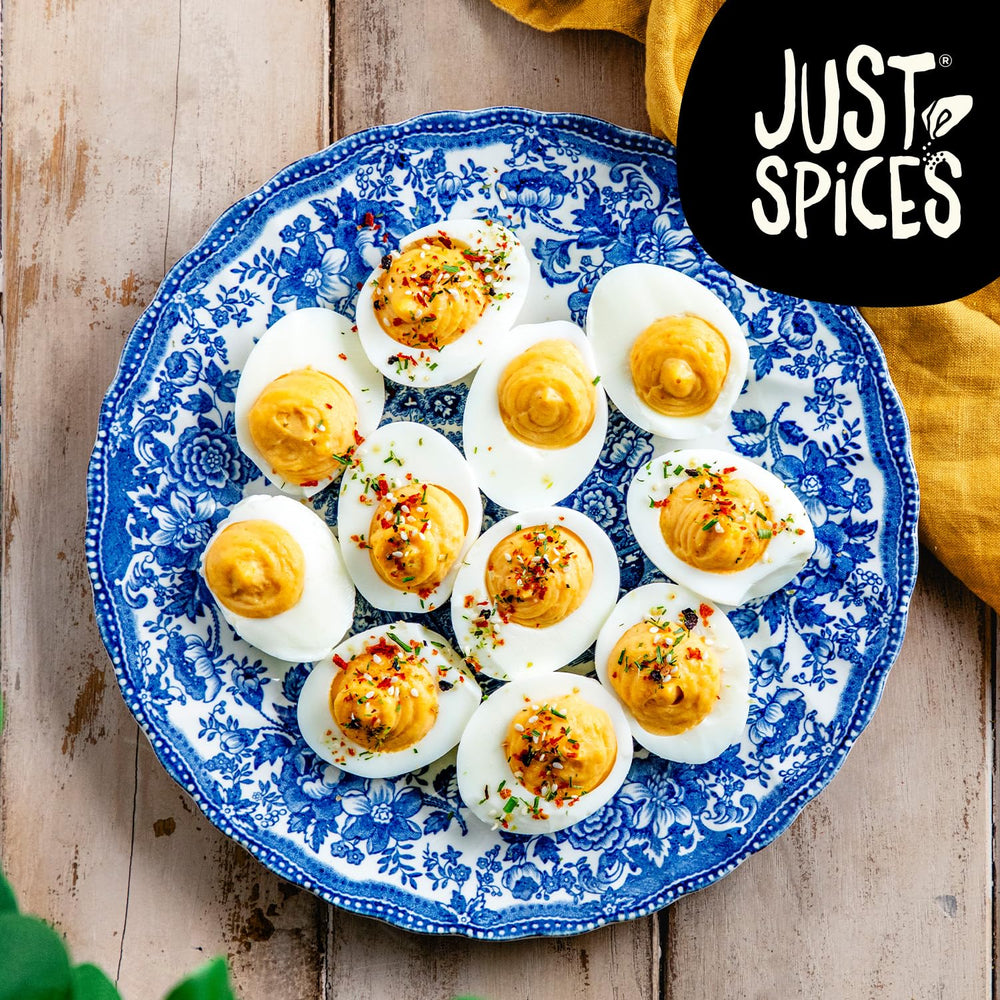 Just Spices Ei Topping I Streue Gesmack auf alle Ei-Speisen vom gekoten Ei bis Spiegelei I Gewürzdose, 55 g